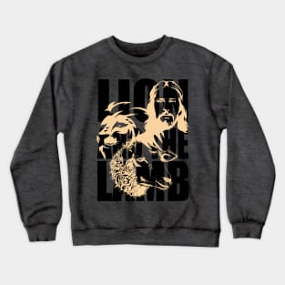 JESUS THE LION AND THE LAMB Crewneck Sweatshirt